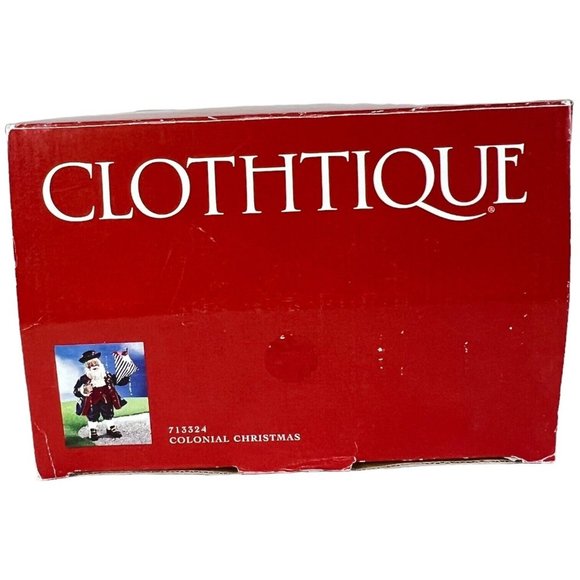 Clothtique Possible Dreams Ben Franklin COLONIAL CHRISTMAS Santa Claus #713324 - Picture 13 of 13